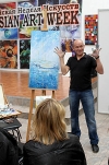 Master-class "Seascape by palette knife"